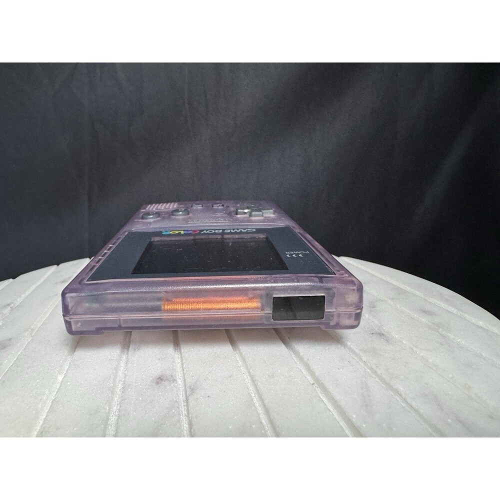 Nintendo Gameboy Color CGB-001 Atomic Purple Handheld Console Tested Works! - Picture 7 of 11